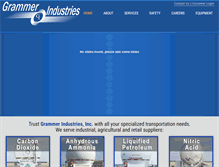 Tablet Screenshot of grammerindustries.com